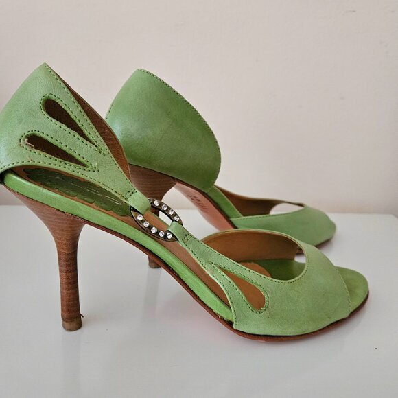 💚 ALDOs Genuine Leather Sandals with Gemstone Detail - Picture 7 of 8